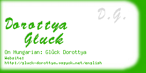 dorottya gluck business card